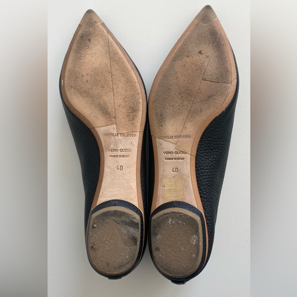 NICHOLAS KIRKWOOD Like NEW Beya Black Leather Shoes Size EU 40 - Picture 7 of 7